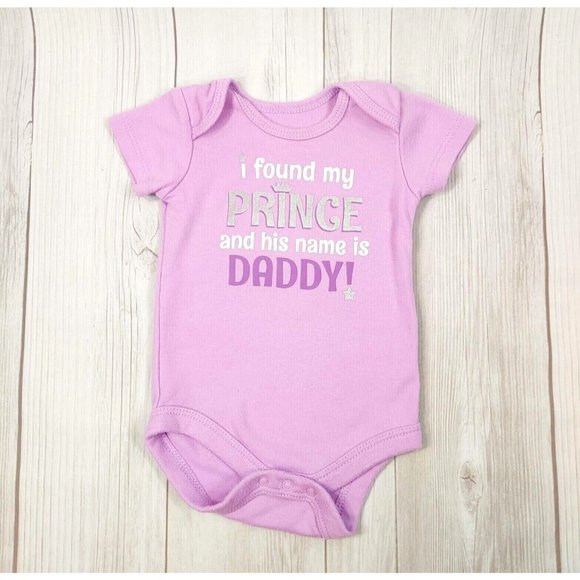 The Children's Place 2 Outfit Summer Bodysuit Set Mommy's Daddy Pink/Purple 0-3M - Picture 6 of 10